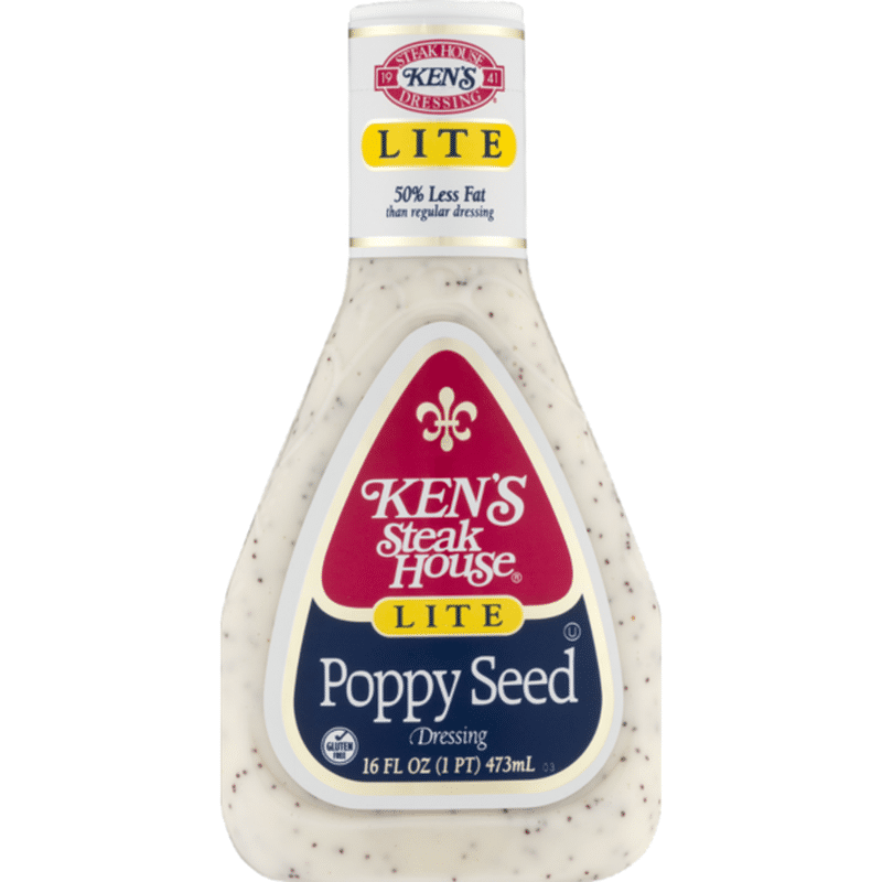 Kens Steak House Dressing, Poppy Seed (16 fl oz) from Kroger Instacart