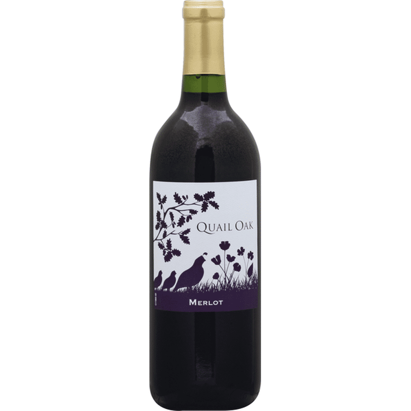 Quail Oak ® Quail Oak Merlot Red Wine (750 ml) Instacart