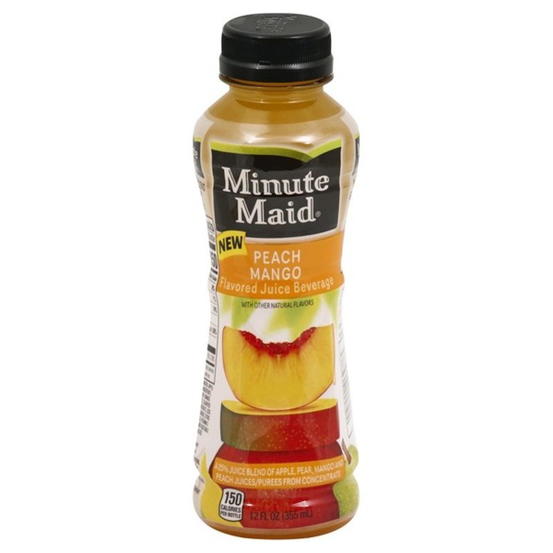 Minute Maid Peach Mango Flavored Juice Beverage (12 oz) Instacart