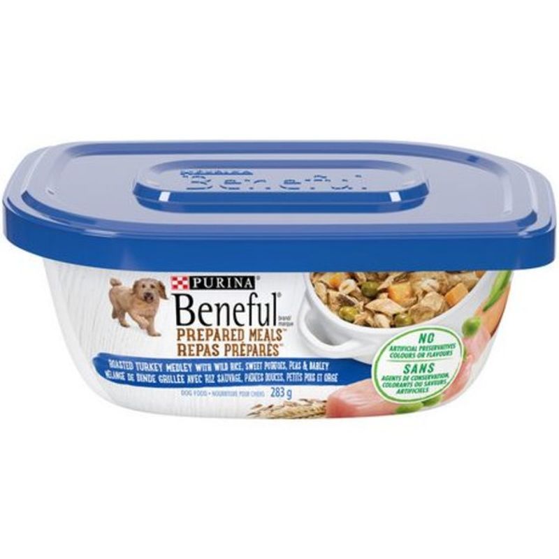 Beneful Prepared Meals Roasted Turkey Medley Dog Food (283 g) - Instacart