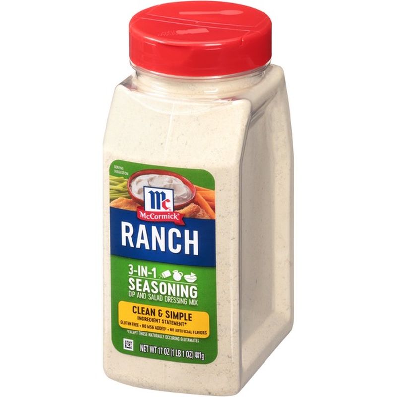 McCormick® Gluten Free Ranch Seasoning (17 oz) Instacart