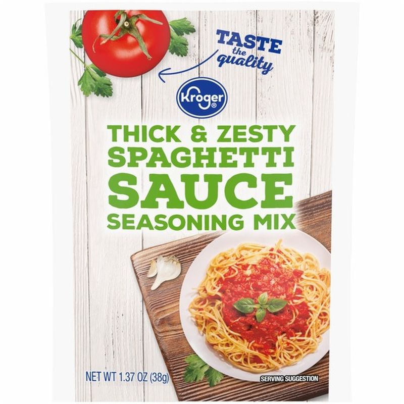 Kroger Thick and Zesty Spaghetti Sauce Mix (1.37 oz) from Kroger