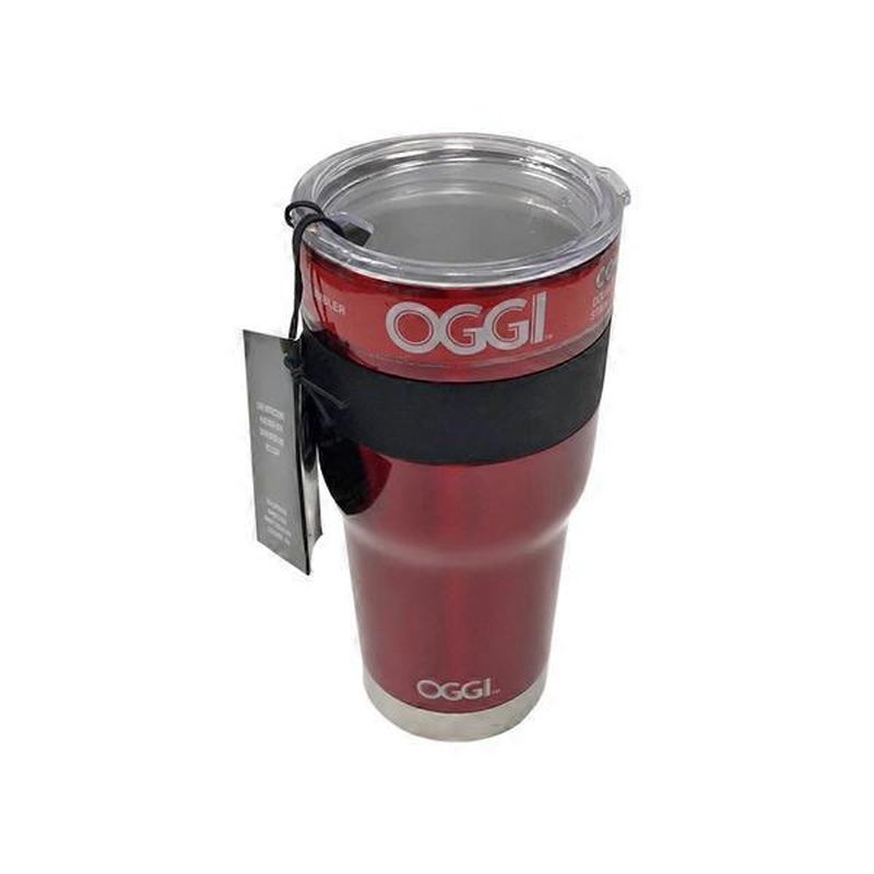 Oggi Contour Extra Large Double Wall Vacuum Sealed Stainless Steel Tumbler With Liner Thermal Travel Mug Each Instacart