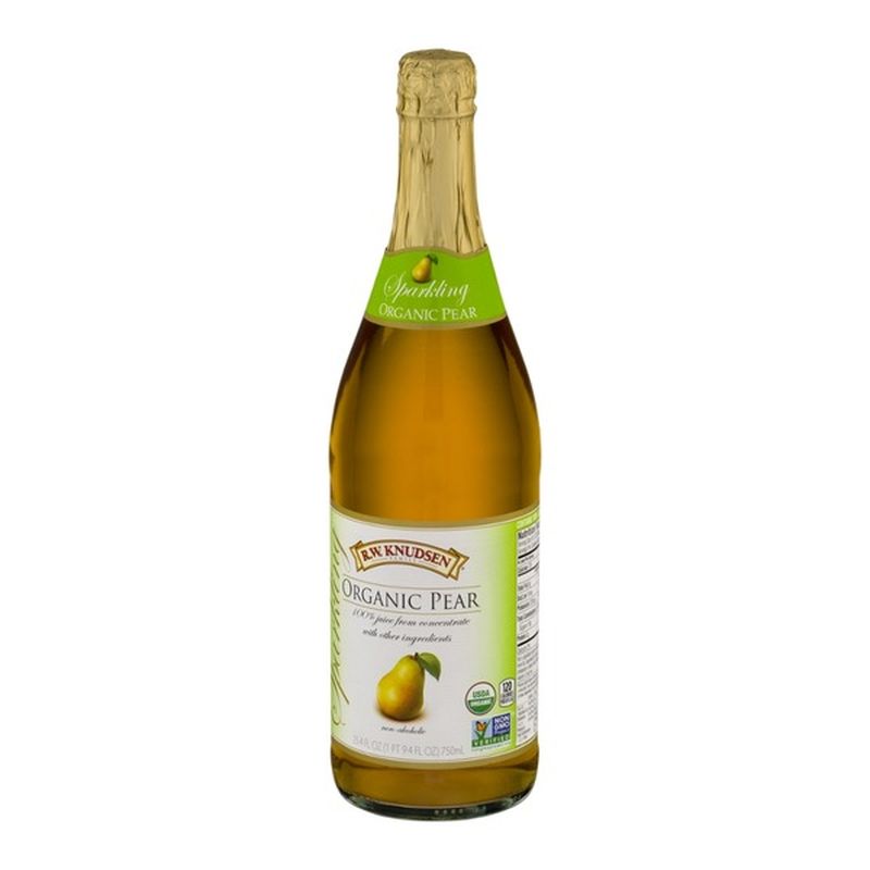 R.W. Knudsen Family Sparkling Organic Pear Juice (25.4 fl oz) Instacart