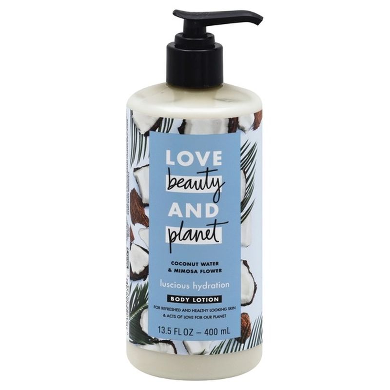 Love Beauty And Planet Luscious Hydration Body Lotion Coconut Water And ...