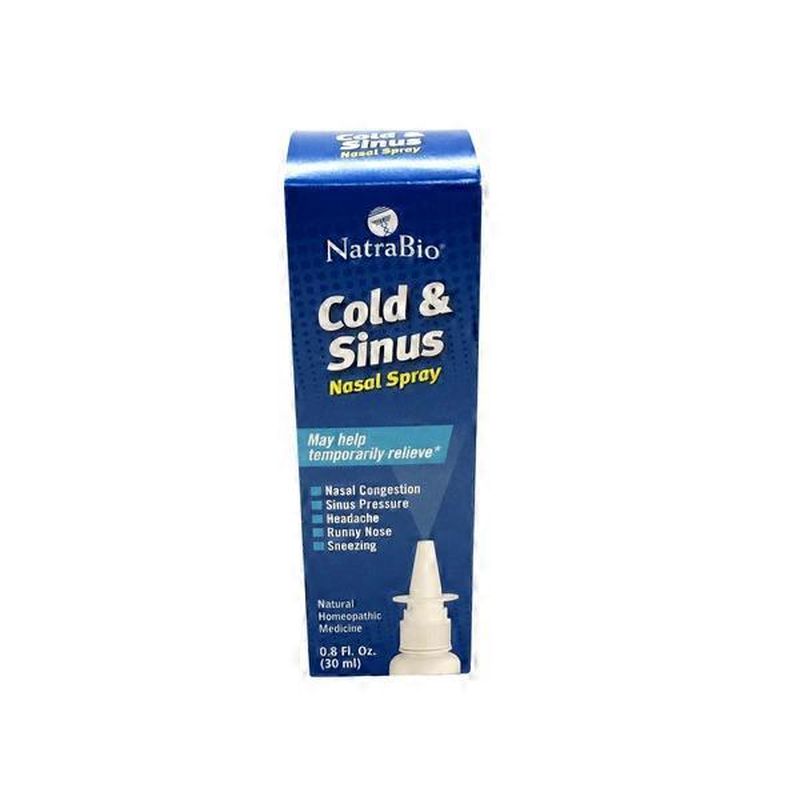 NatraBio Cold & Sinus Nasal Spray (0.8 oz) Instacart