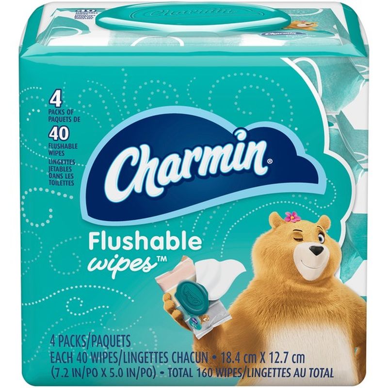 Charmin Flushable Wipes (160 ct) Instacart