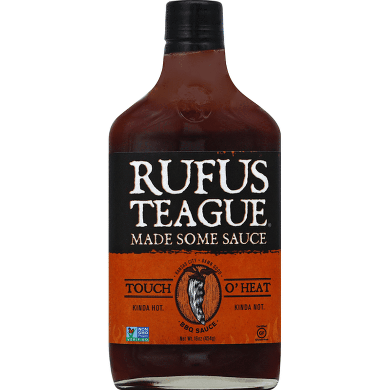 Rufus Teague BBQ Sauce, Touch O'Heat (16 oz) Instacart