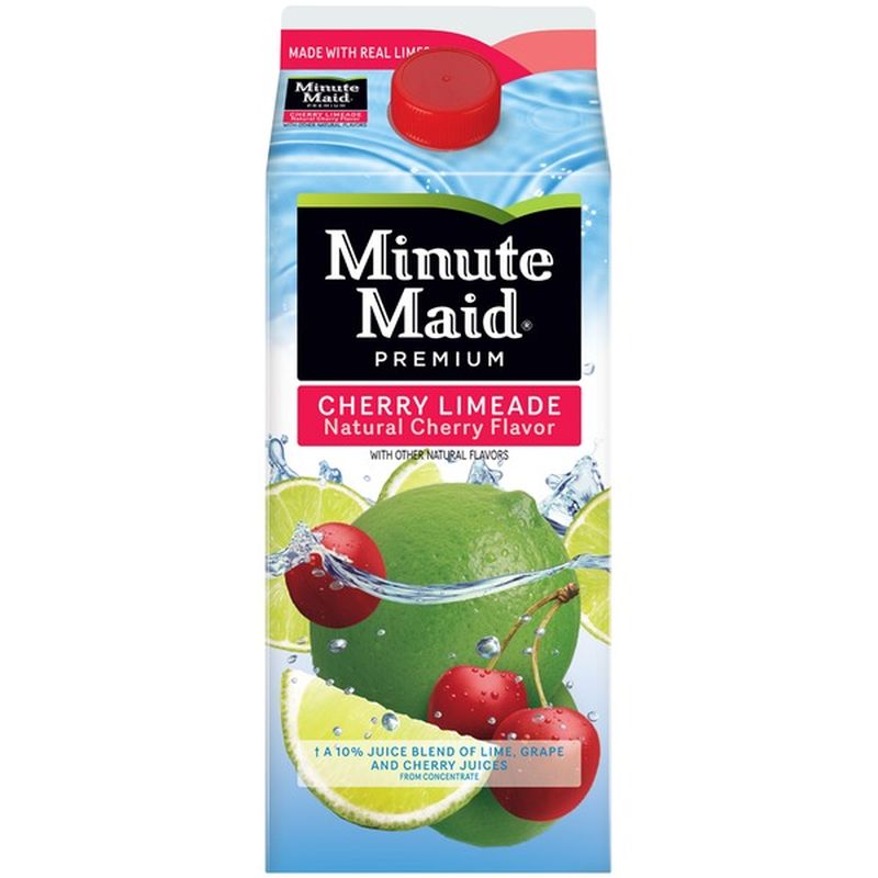 Minute Maid Cherry Limeade Juice Carton (64 fl oz) Instacart