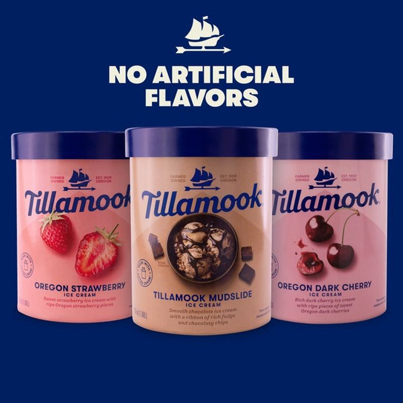 Tillamook Oregon Dark Cherry Ice Cream 56 Oz Instacart 2600