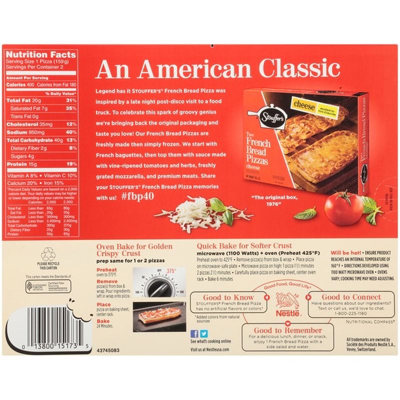 Stouffer's FRENCH BREAD PIZZA Pepperoni Pizza