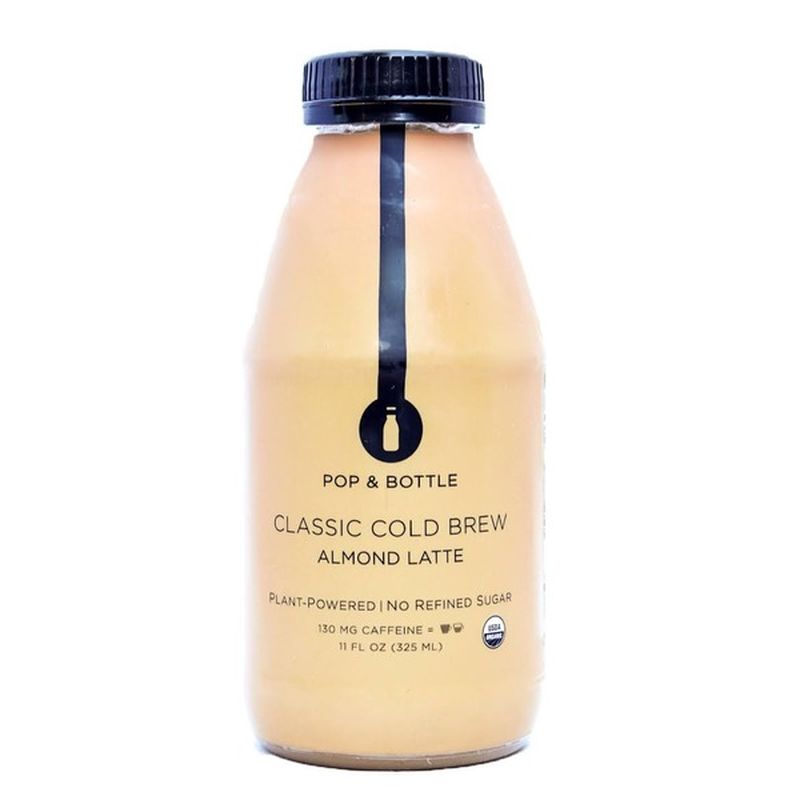 Pop & Bottle Classic Cold Brew Almond Milk Latte (10.75 oz) Instacart