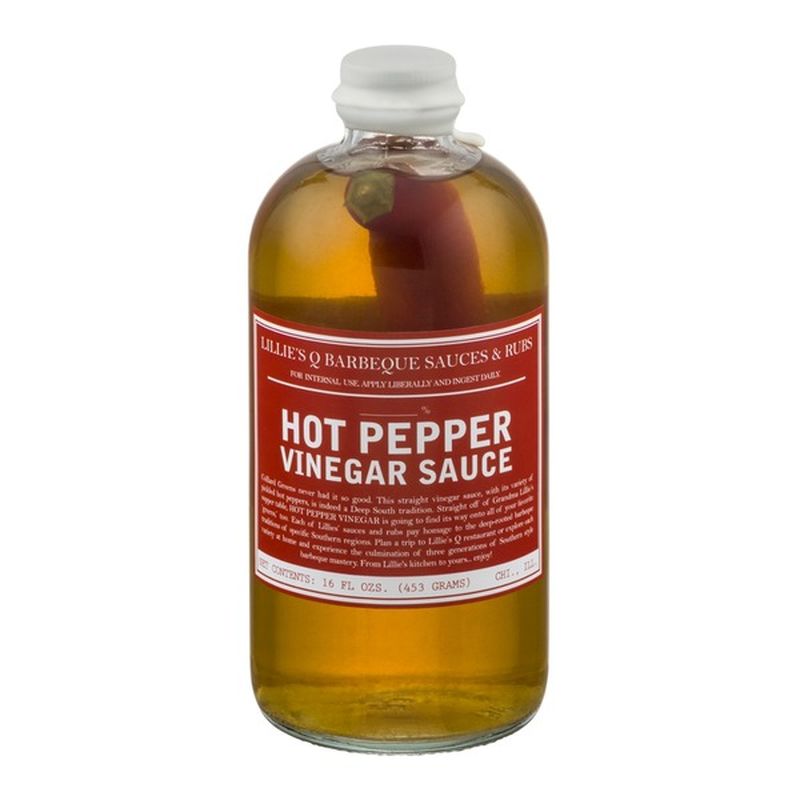 Lillie's Q Barbeque Sauces & Rubs Hot Pepper Vinegar Sauce (16 fl oz