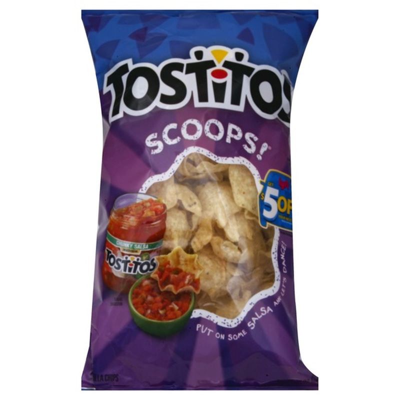 Tostitos Scoops Tortilla Chips (10 oz) from Kroger Instacart