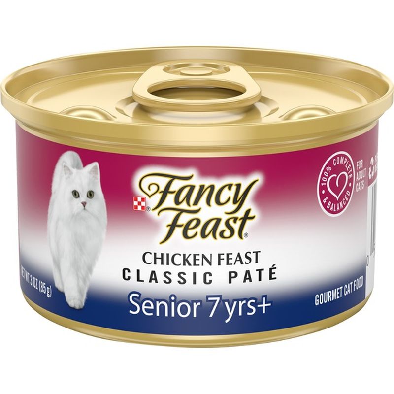 Fancy Feast High Protein Senior Pate Wet Cat Food, Chicken Feast Senior