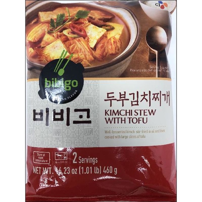 Bibigo Traditional Korean Kimchi Stew With Tofu (16.22 oz) - Instacart