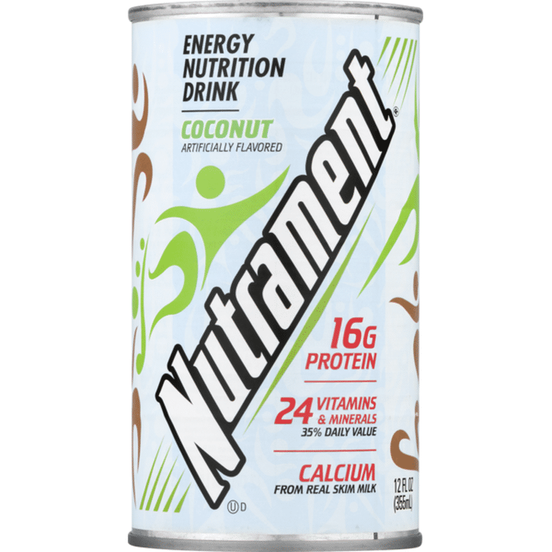 Nutrament Energy Nutrition Drink Coconut (12 fl oz) Instacart