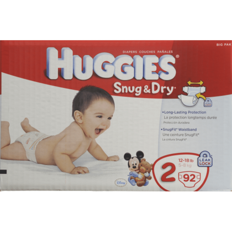 snug and dry size 2