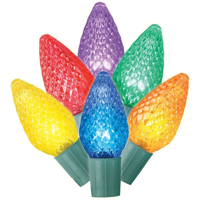 Philips Multicolor C9 Faceted LED String Lights