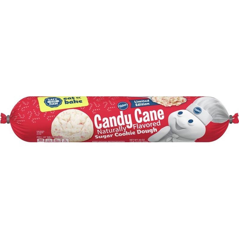 Pillsbury Sugar Cookie Dough, Candy Cane (30 oz) Instacart