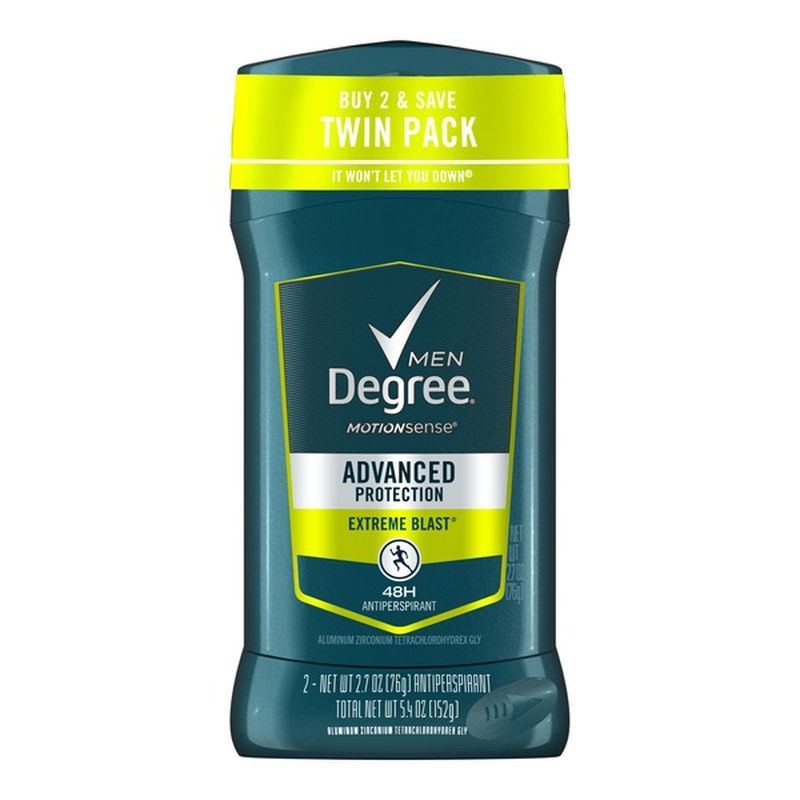 Degree Antiperspirant Deodorant Invisible Solid Extreme Blast (2.7 oz