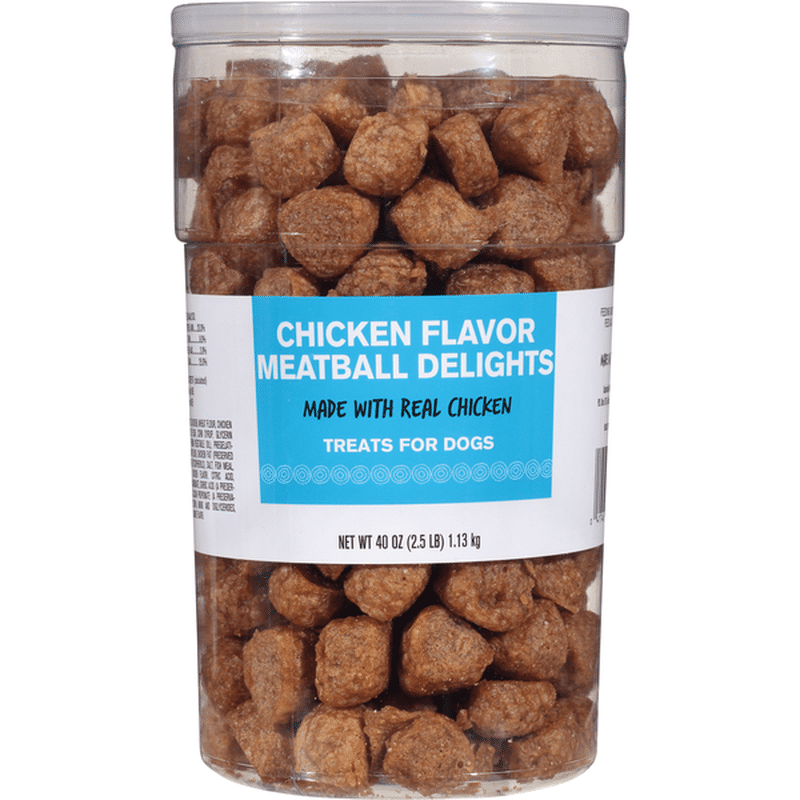 Treats For Dog, Meatball Delights, Chicken Flavor, (40 oz) Instacart