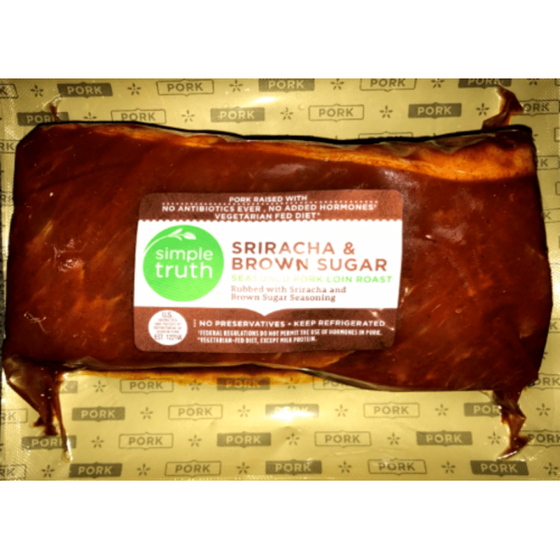Simple Truth Sriracha & Brown Sugar Seasoned Pork Loin Roast