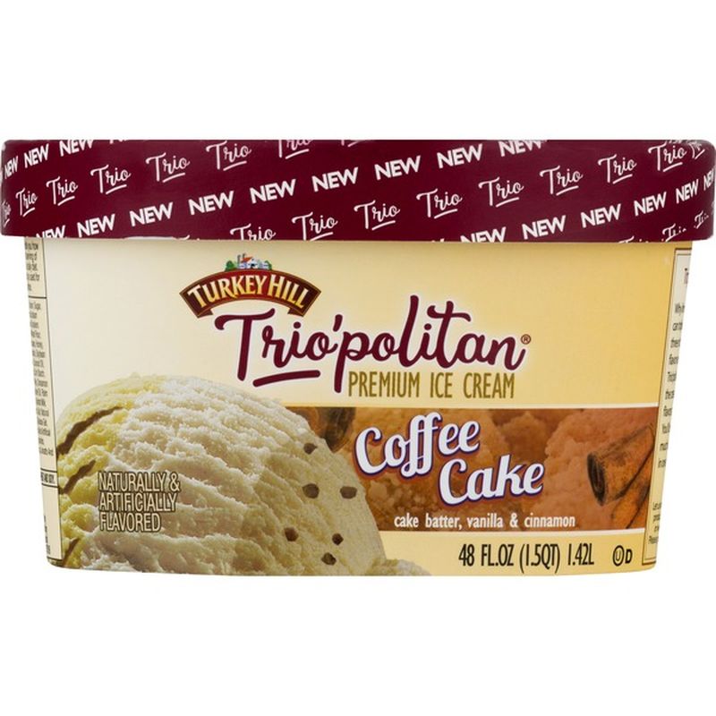 Turkey Hill Triopolitan Coffee Cake Premium Ice Cream (48 oz) Instacart