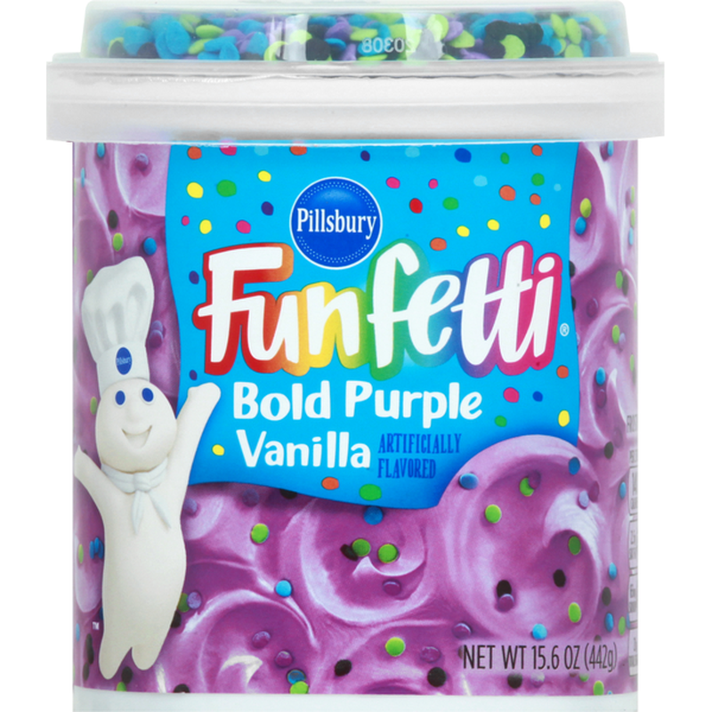 Pillsbury Frosting, Vanilla, Bold Purple (15.6 oz) Instacart