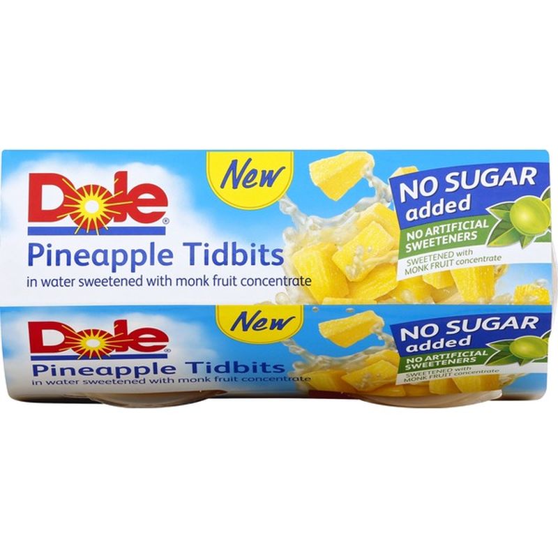 Dole Pineapple, Tidbits (4 oz) from ShopRite Instacart
