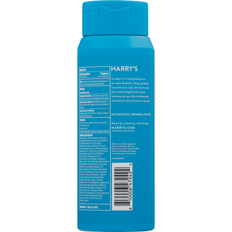 Harry's Shampoo & Conditioner, 2 in 1, AntiDandruff (14 fl oz) Instacart