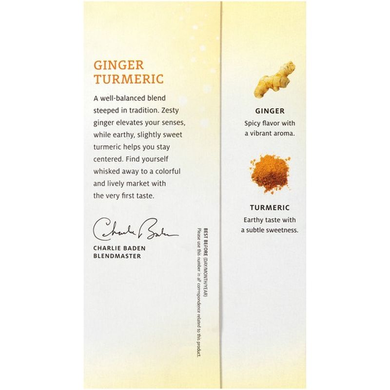 Celestial Seasonings Ginger Turmeric Organic Herbal Tea (20 ct) Instacart