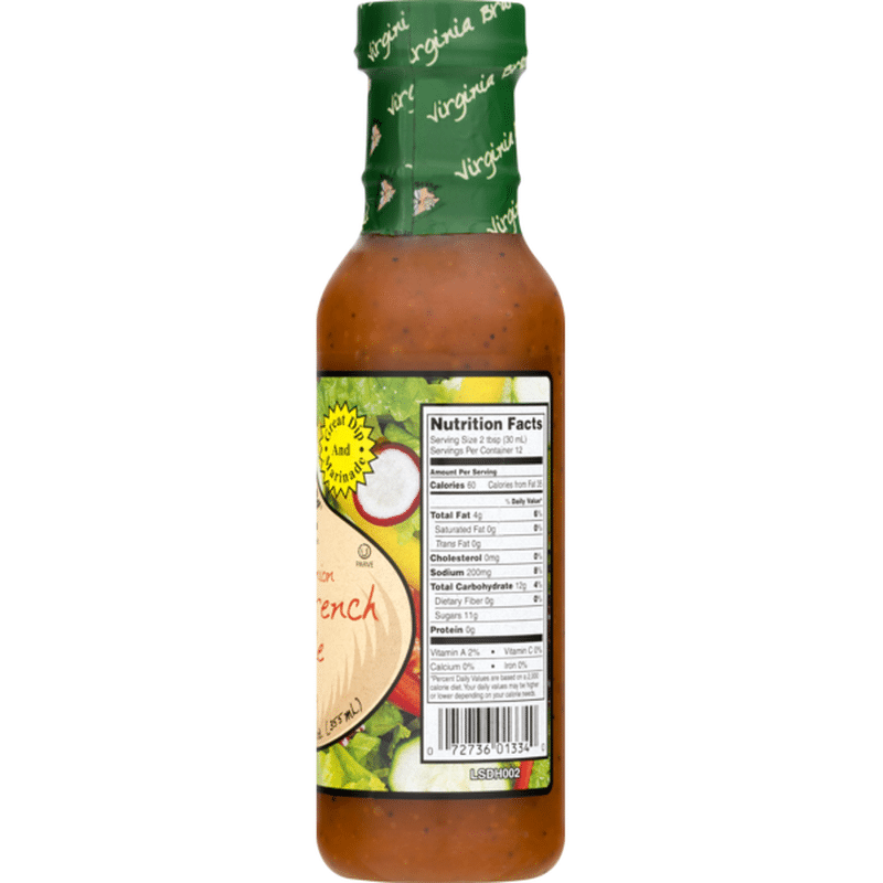 Virginia Brand Dressing Vidalia Onion Honey French Royale (12 fl oz