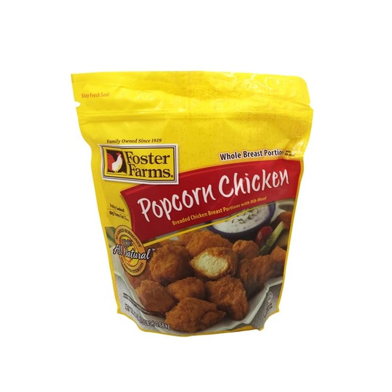 Foster Farms Chicken, Popcorn, Bag (24 oz) - Instacart