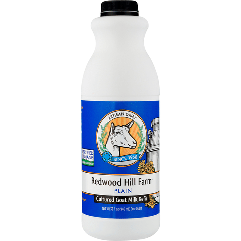 Redwood Hill Farm Kefir, Cultured Goat Milk, Plain (32 oz) from Natural