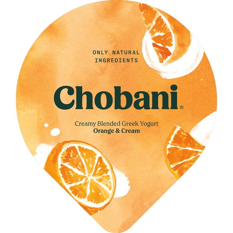Chobani Yogurt, Greek, Creamy Blended Orange & Cream (5.3 oz) from Cub Instacart