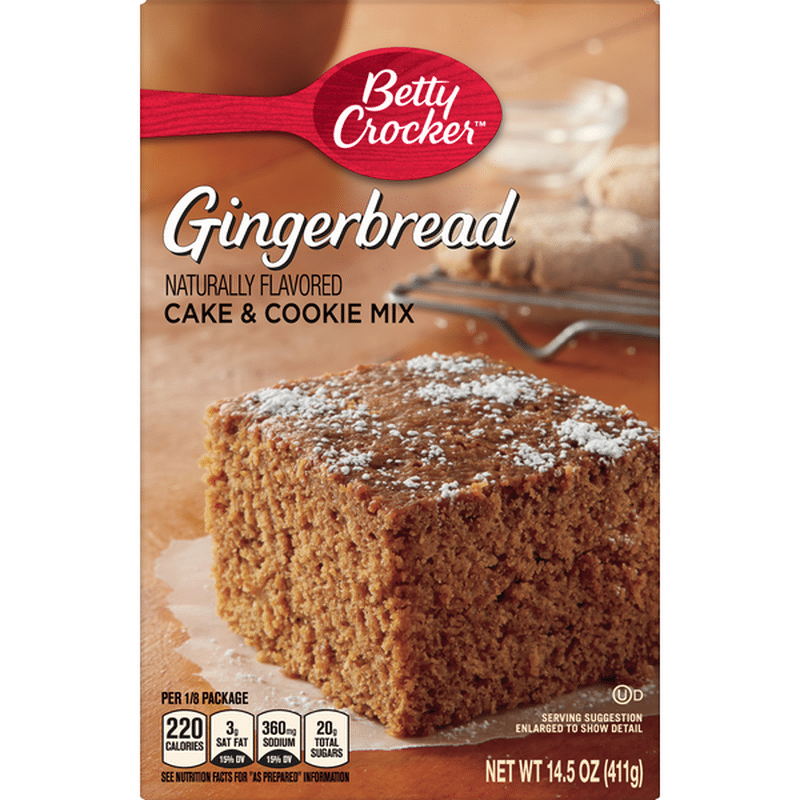 Betty Crocker Cake & Cookie Mix, Gingerbread (14.5 oz) - Instacart