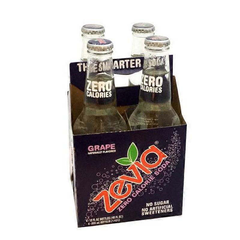 Zevia Grape Soda Glass Bottle (12 oz) Instacart
