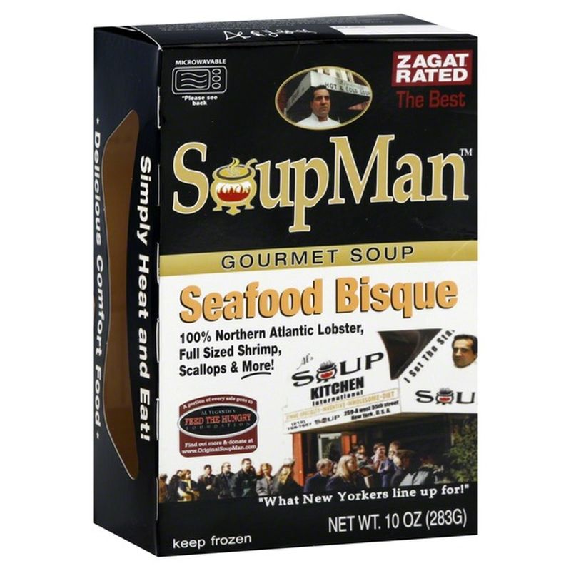 Soup Man Soup, Gourmet, Seafood Bisque (10 oz) Instacart