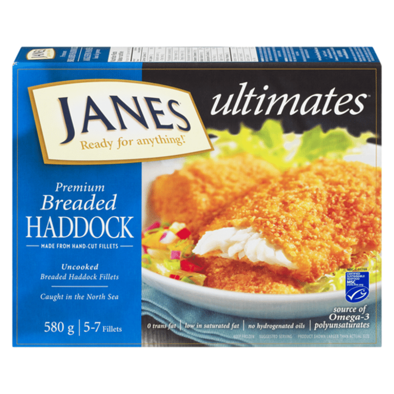Jane-Jane Ultimates Premium Breaded Haddock Fillets