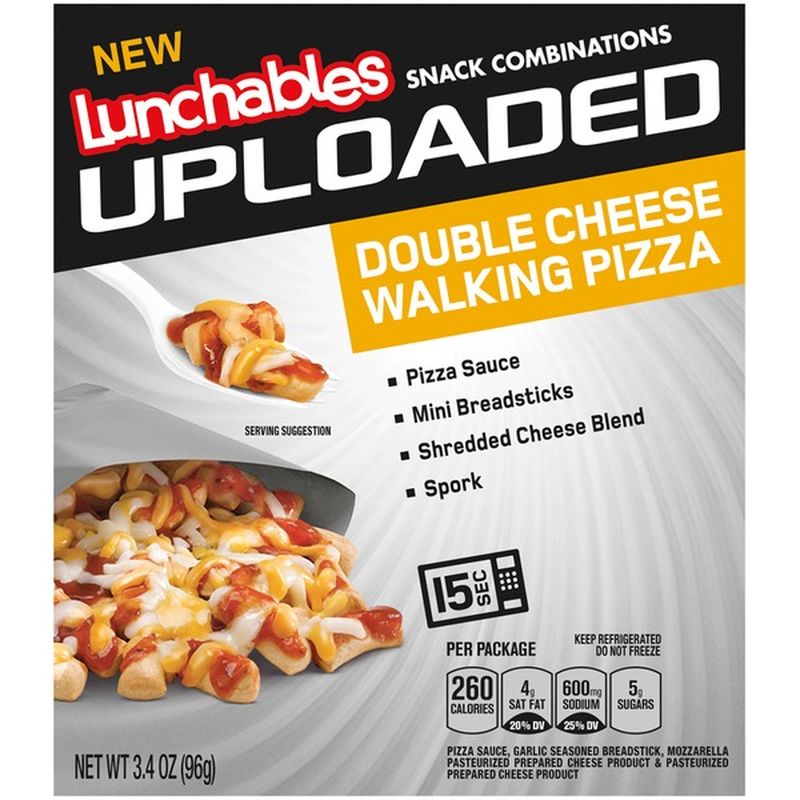 Oscar Mayer Lunchables Double Cheese Walking Pizza Lunch Combination (3.4 oz) Instacart