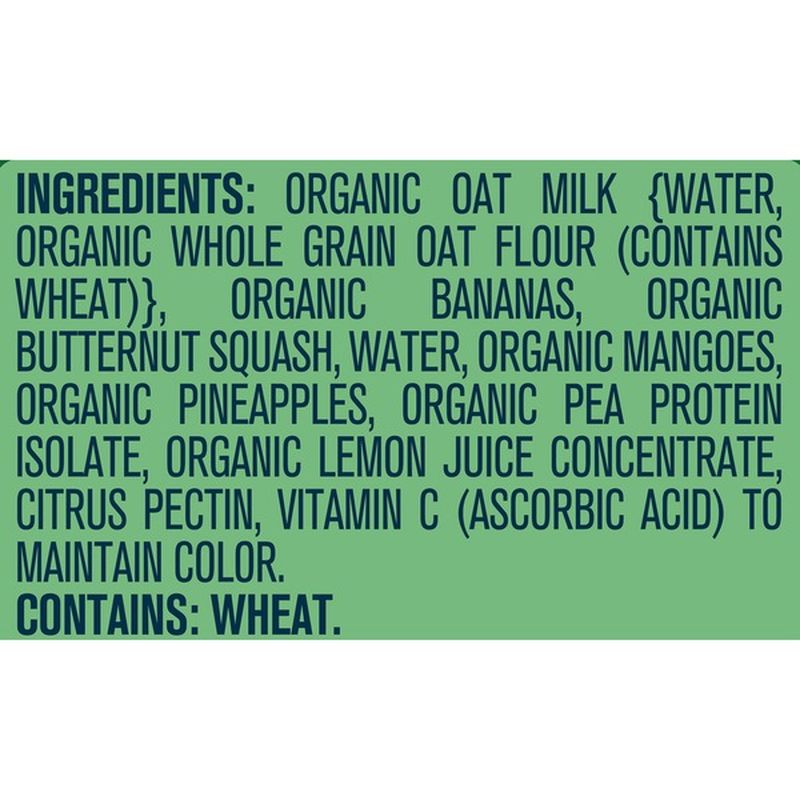 gerber organic oat milk smoothie