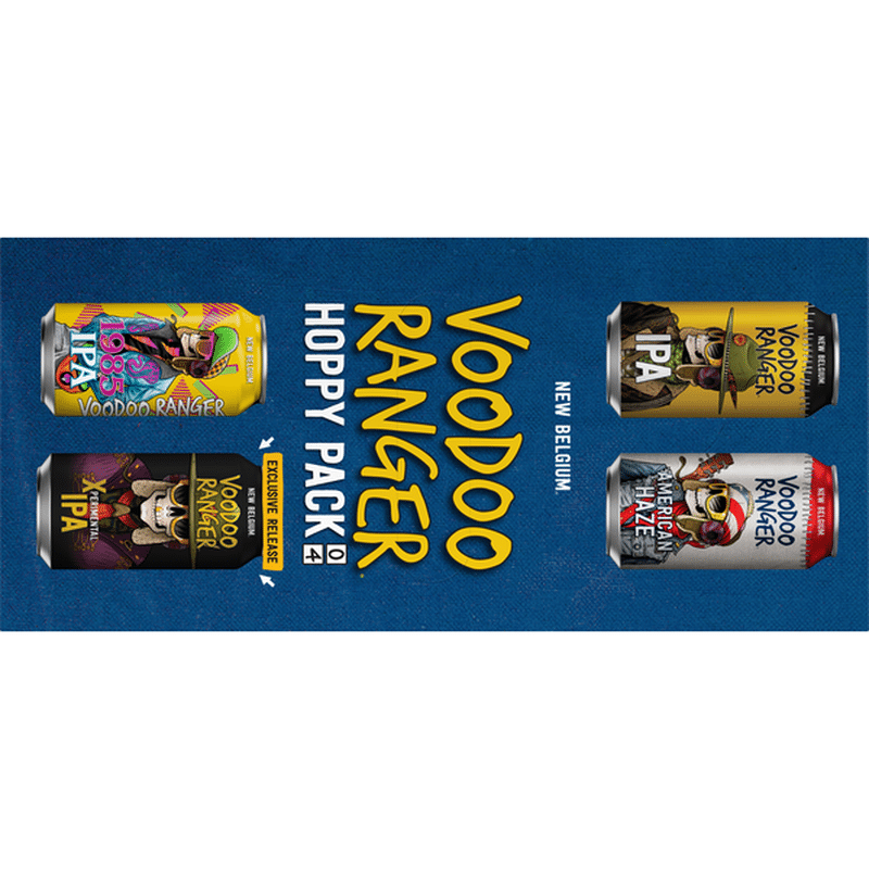 Voodoo Ranger Hoppy Variety Pack Beer, IPA, Hoppy Pack (12 fl oz