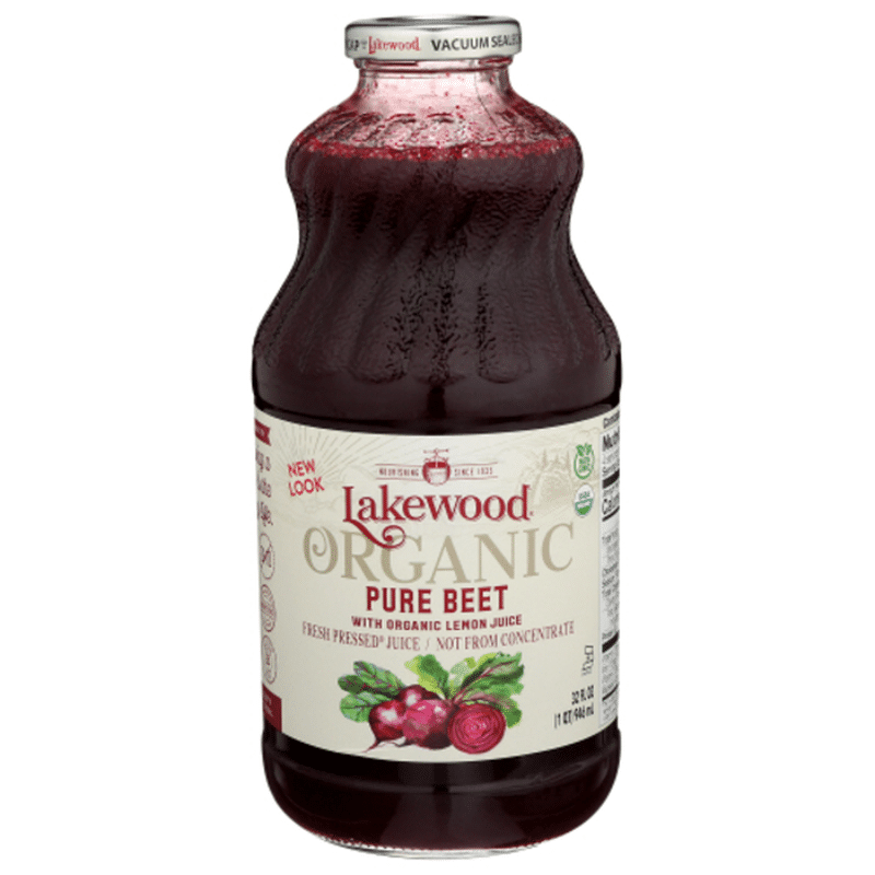 Lakewood Juice, Organic, Pure Beet (32 oz) - Instacart