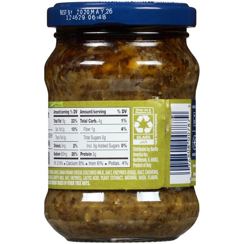 Barilla® Rustic Basil Pesto Sauce and Spread (6 oz) from Stater Bros