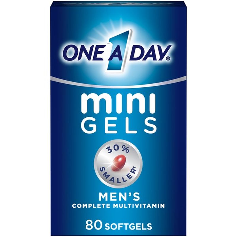 One A Day Mini Gels Men's Complete Multivitamin/ Multimineral