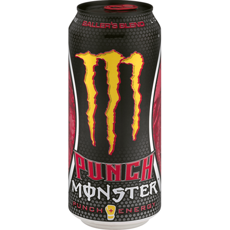 Monster Energy Drink, Punch, Baller's Blend (16 fl oz) from Ralphs ...