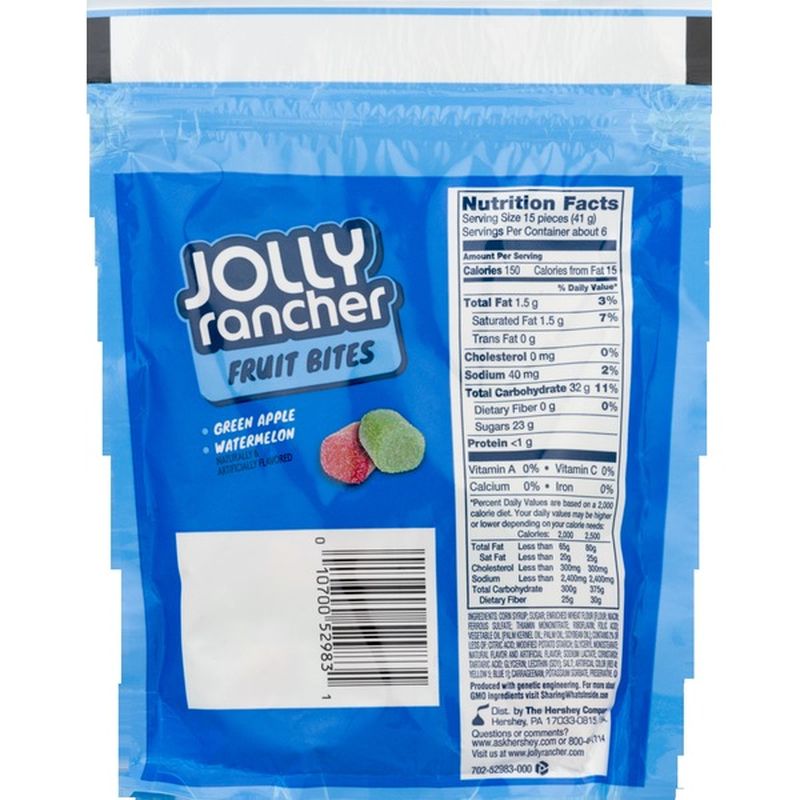 Jolly Ranchers Candy, Soft & Chewy, Green Apple, Watermelon (8 Oz 