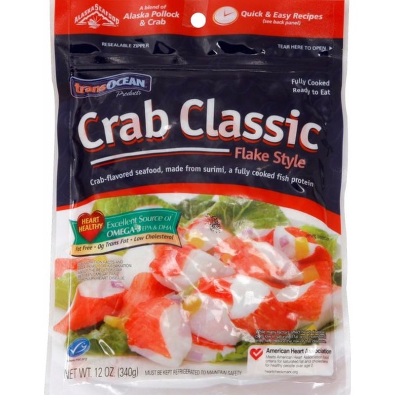 TransOcean Imitation Crab, Flake Style (12 oz) from Ralphs Instacart