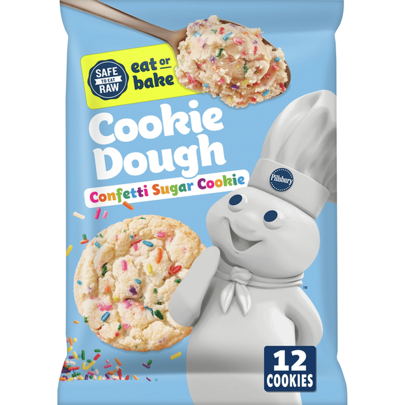 Pillsbury Ready To Bake Confetti Cookie Dough 16 Oz Instacart